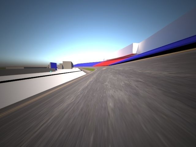 Daytona International Speedway Low-poly 3D model_6