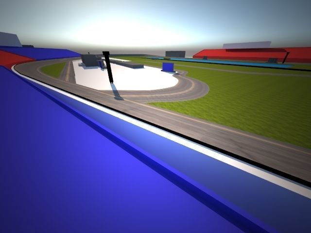 Daytona International Speedway Low-poly 3D model_3