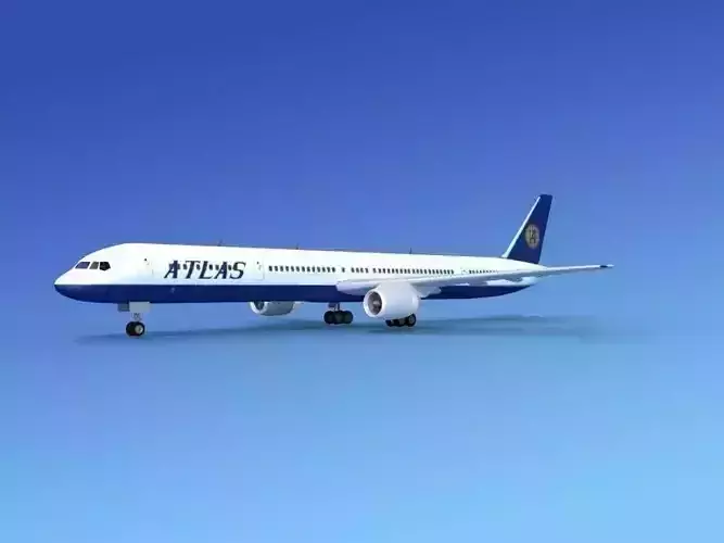 Boeing 757-300 Atlas Air  3D model