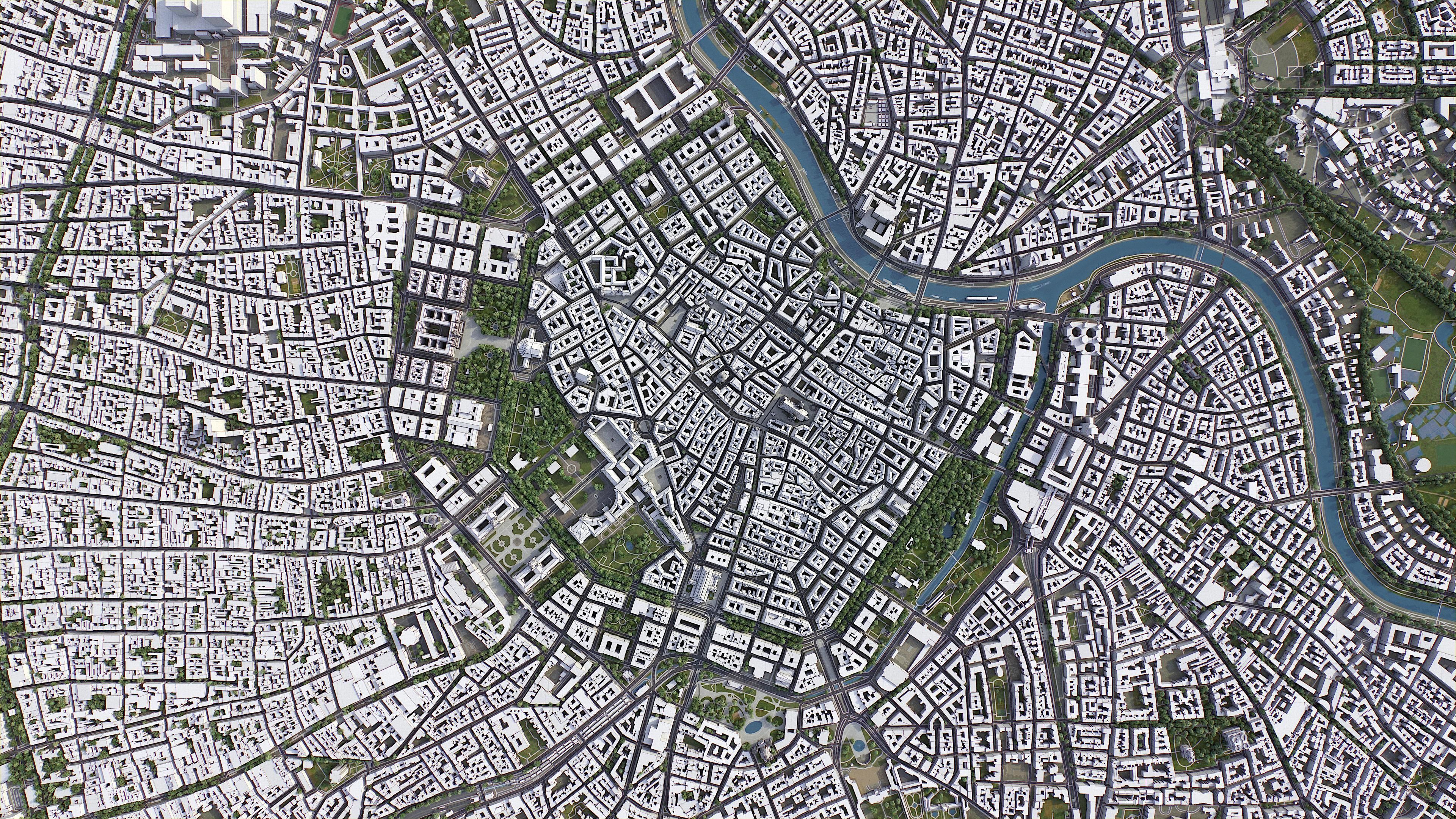 Vienna Low-poly 3D model_9