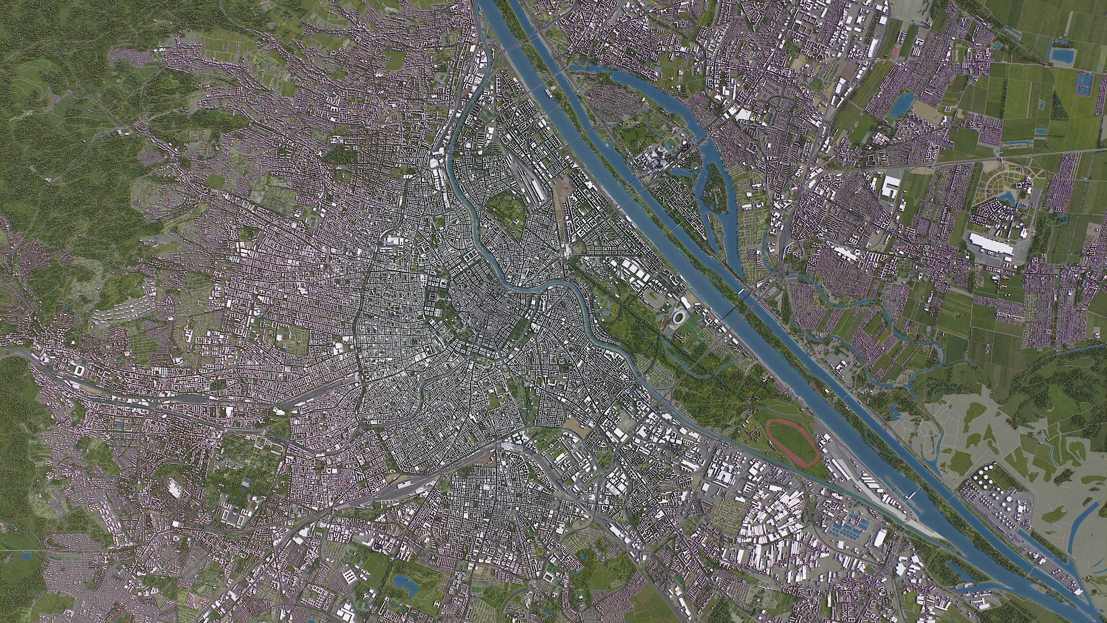 Vienna Low-poly 3D model_16