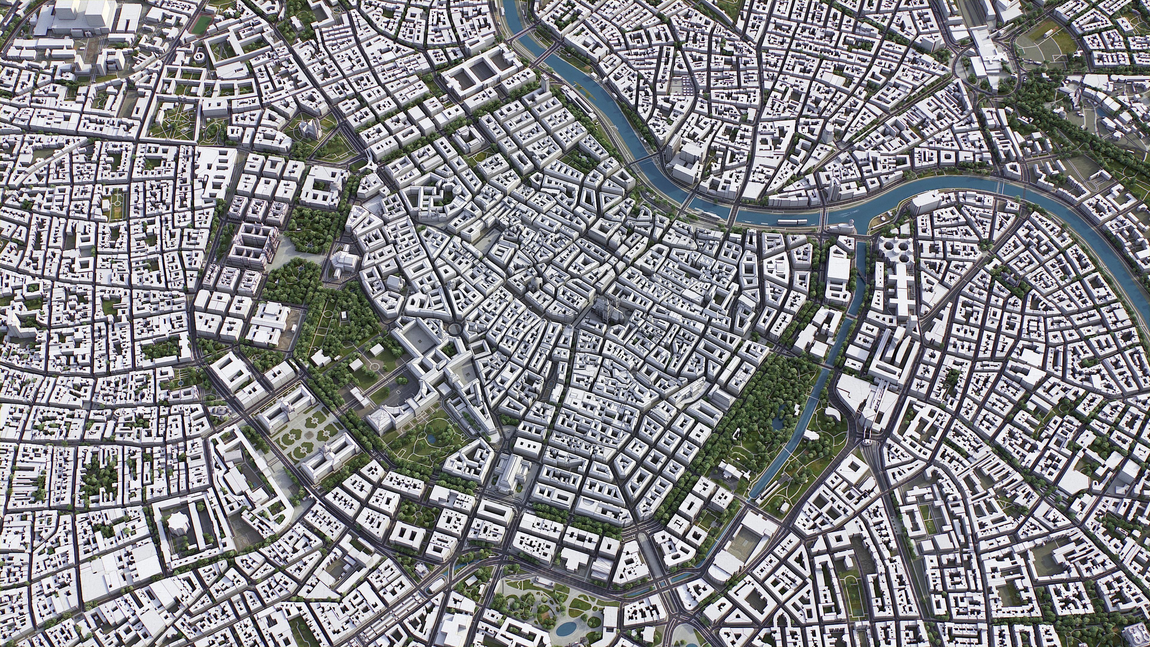 Vienna Low-poly 3D model_2