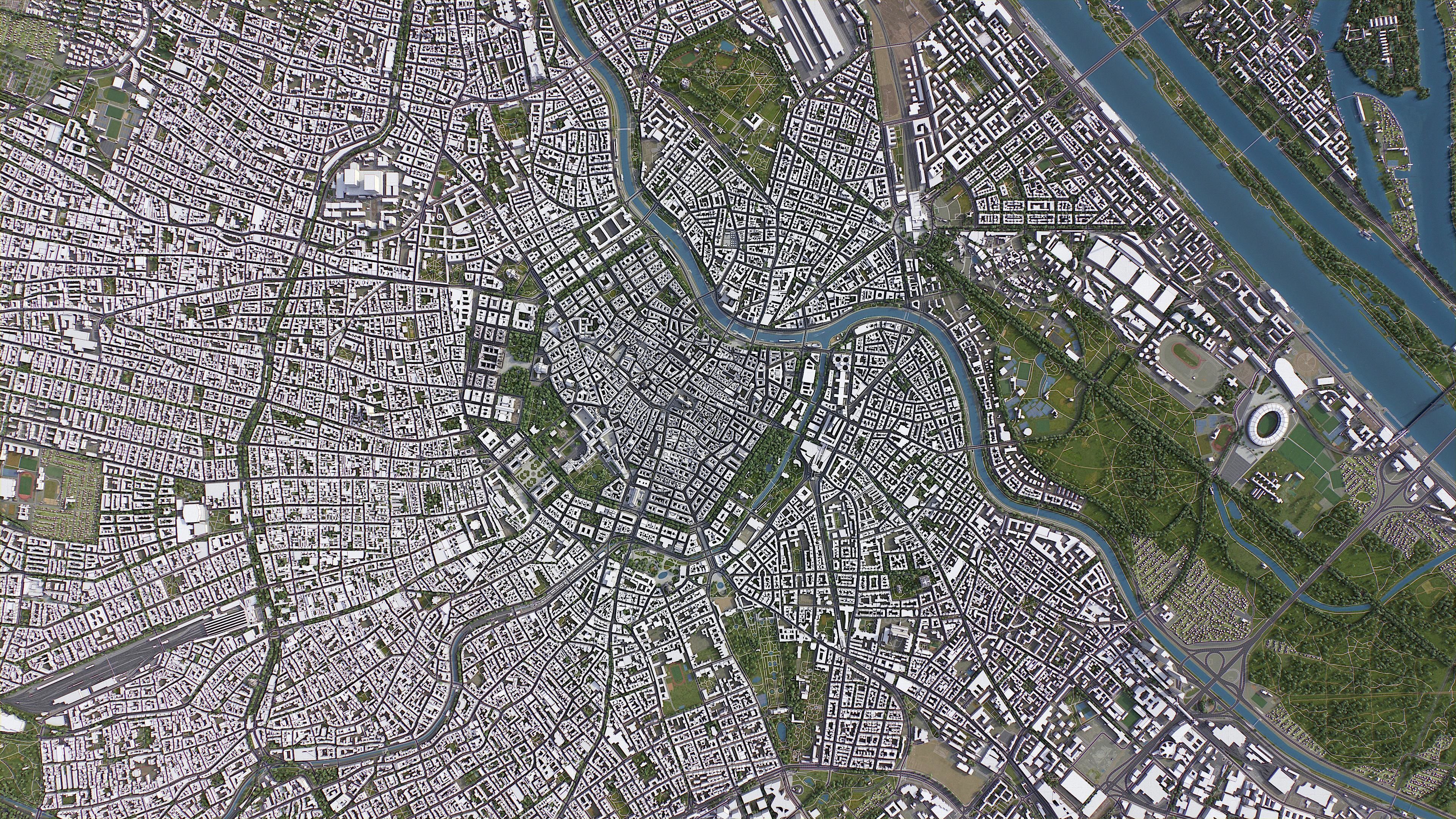 Vienna Low-poly 3D model_15