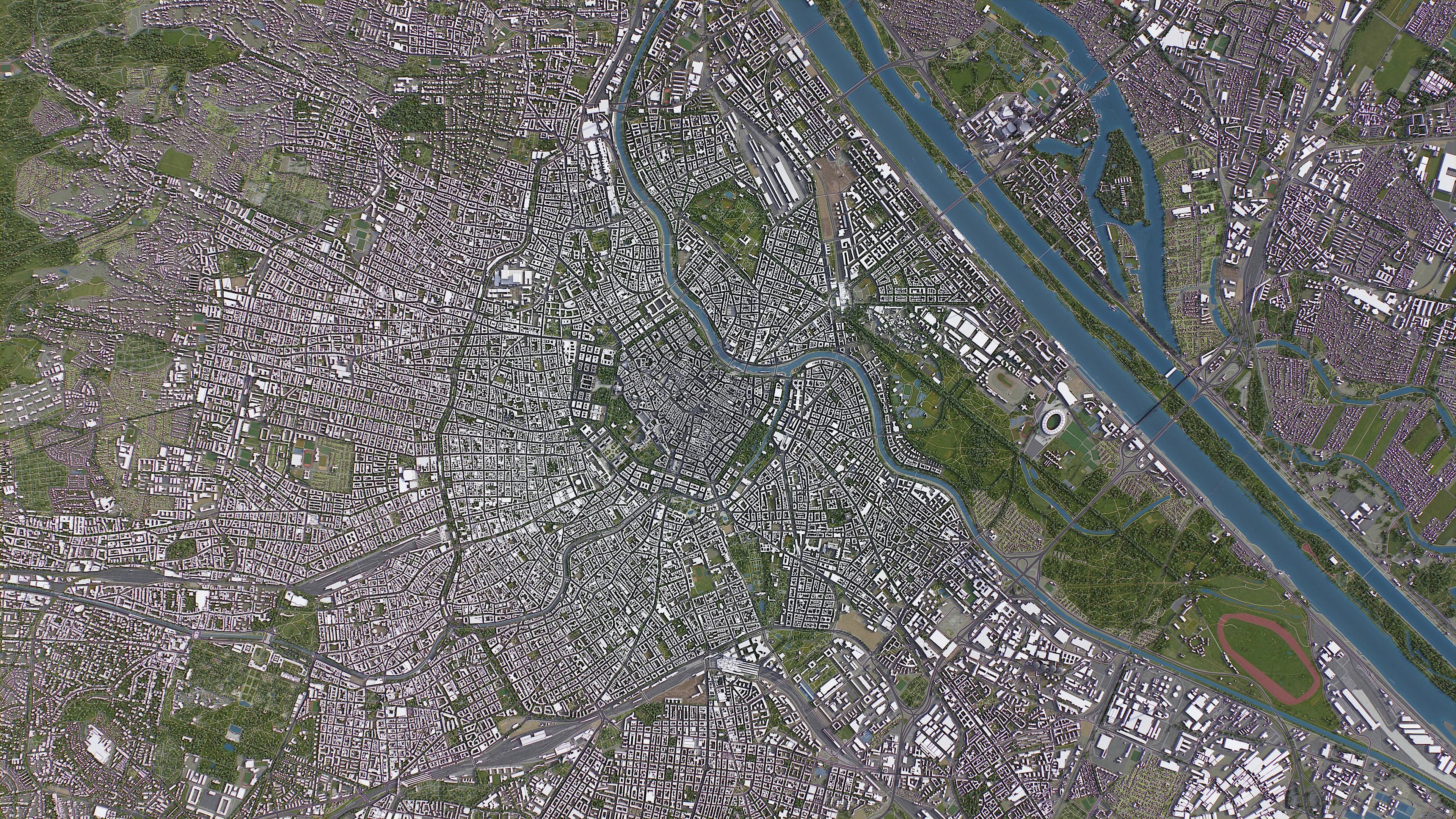 Vienna Low-poly 3D model_19