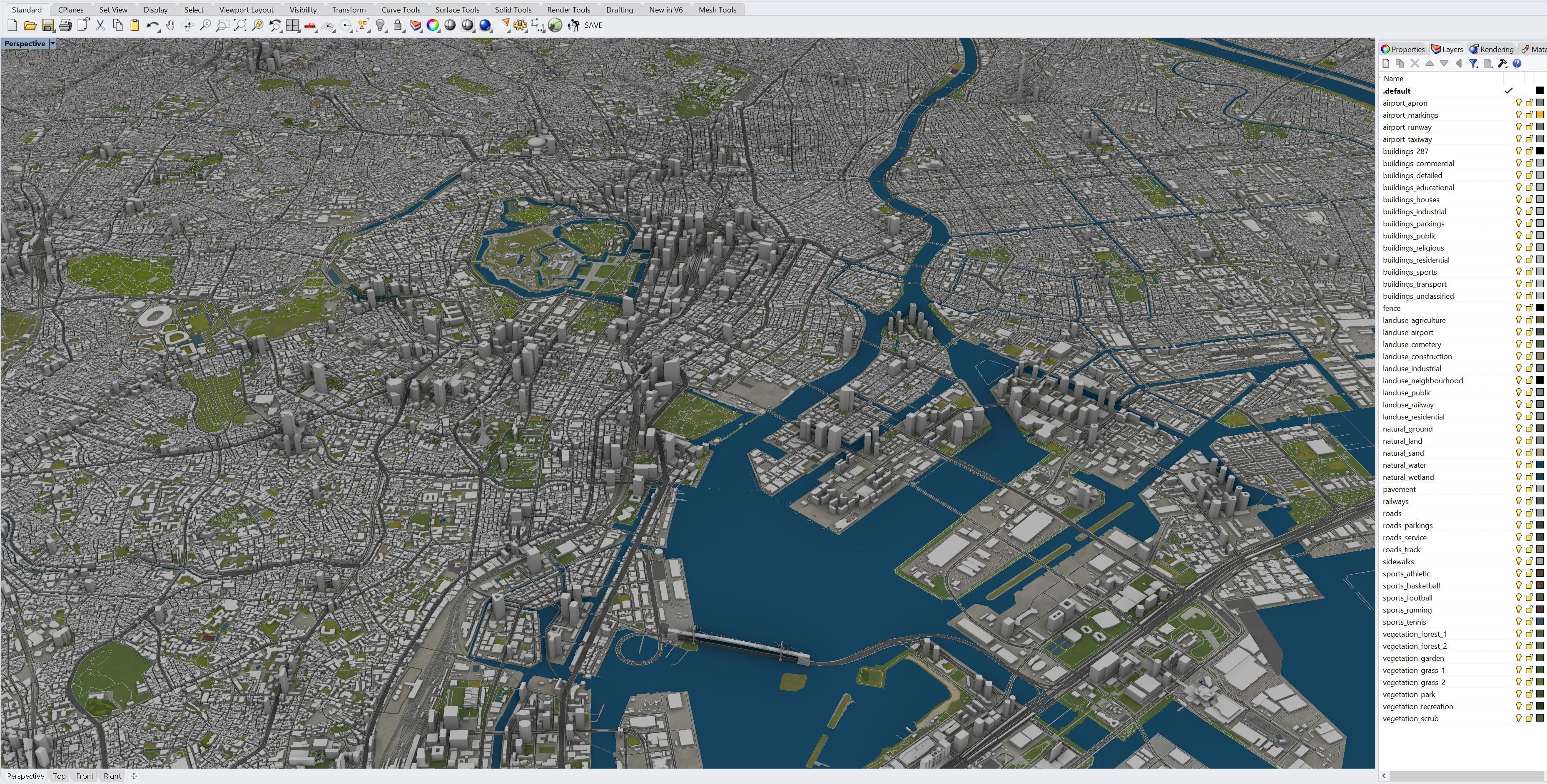 Tokyo Low-poly 3D model_55