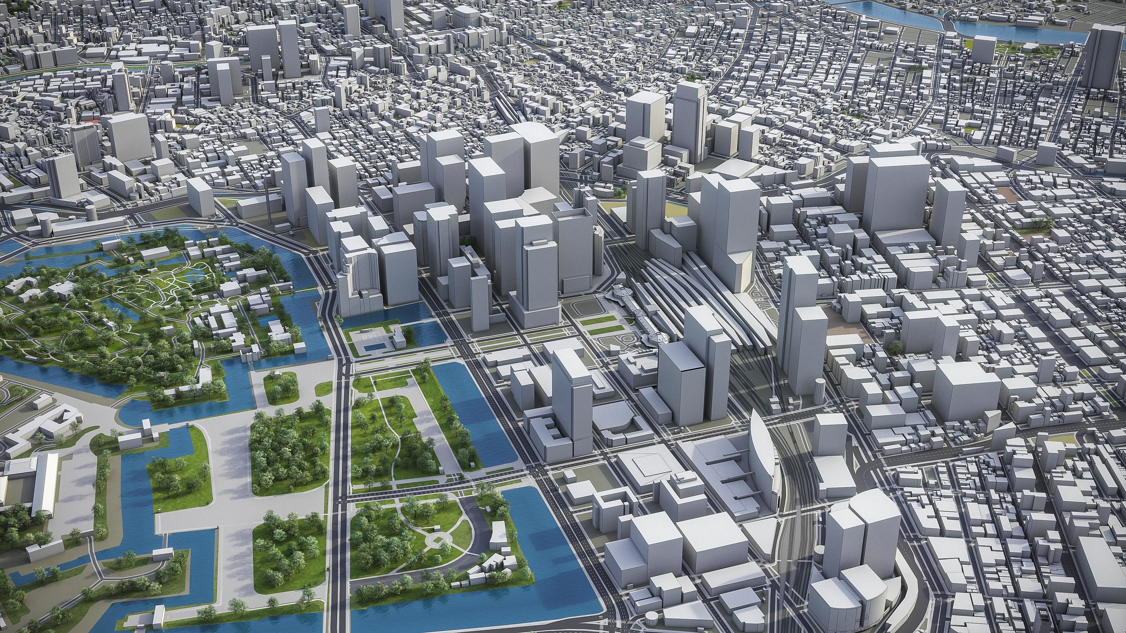 Tokyo Low-poly 3D model_21