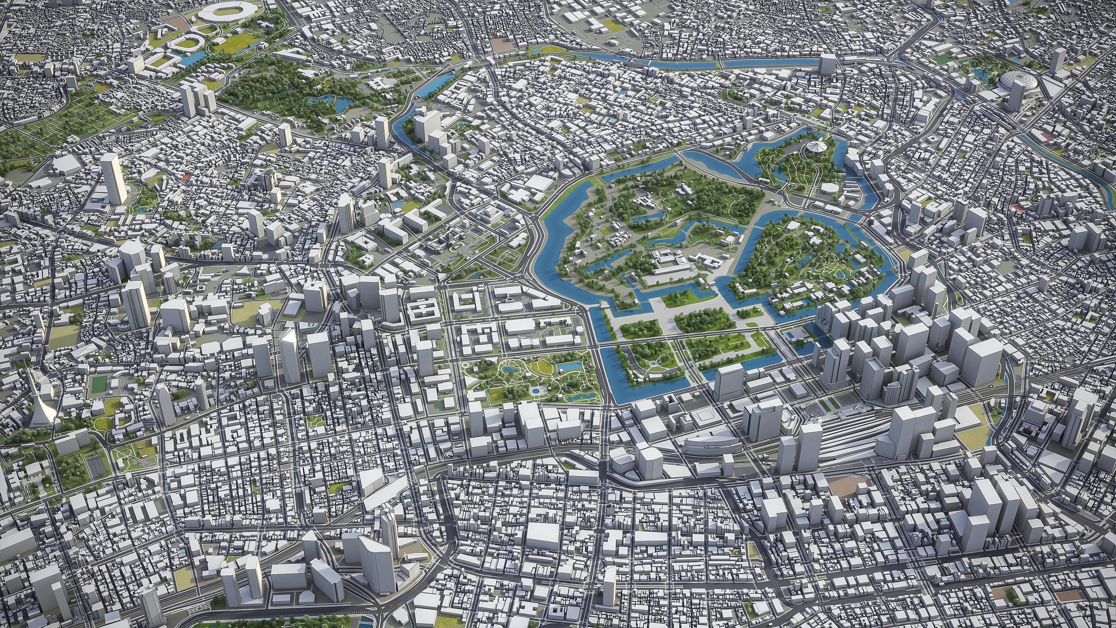 Tokyo Low-poly 3D model_23