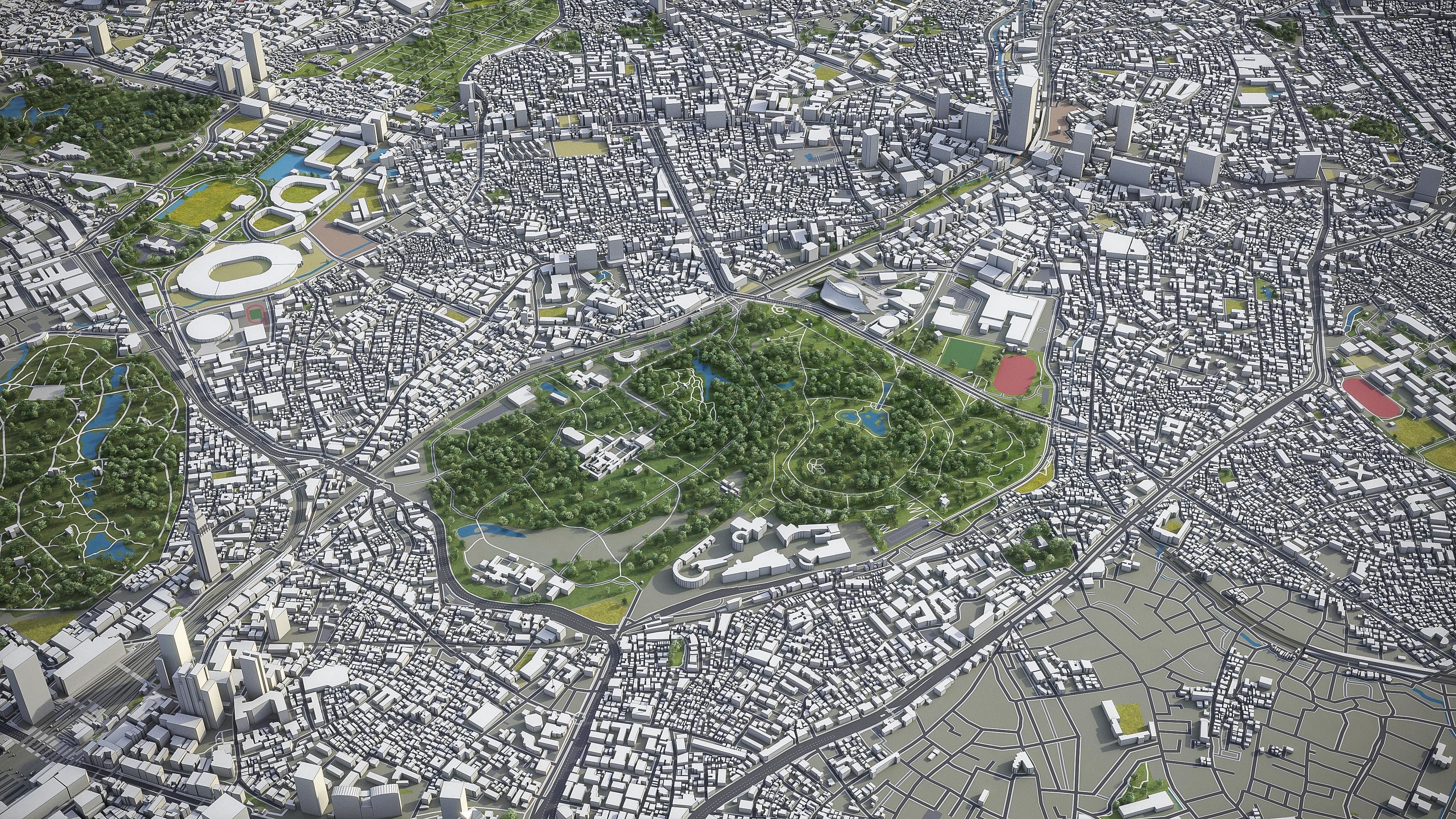 Tokyo Low-poly 3D model_46