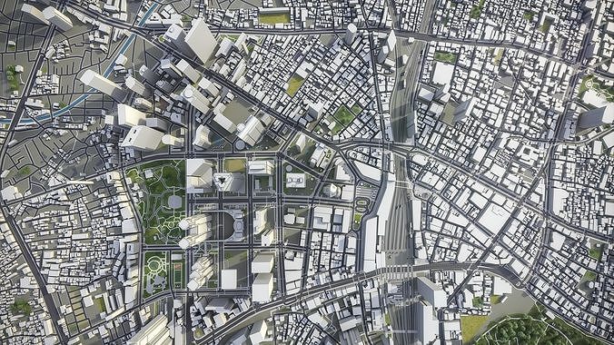 Tokyo Low-poly 3D model 5