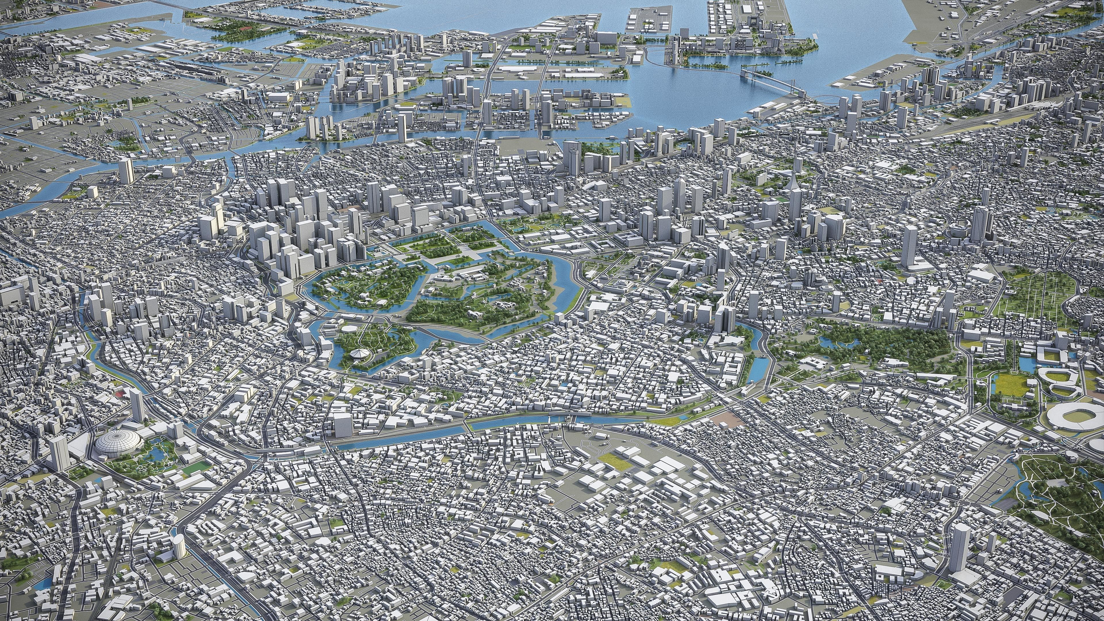 Tokyo Low-poly 3D model_28