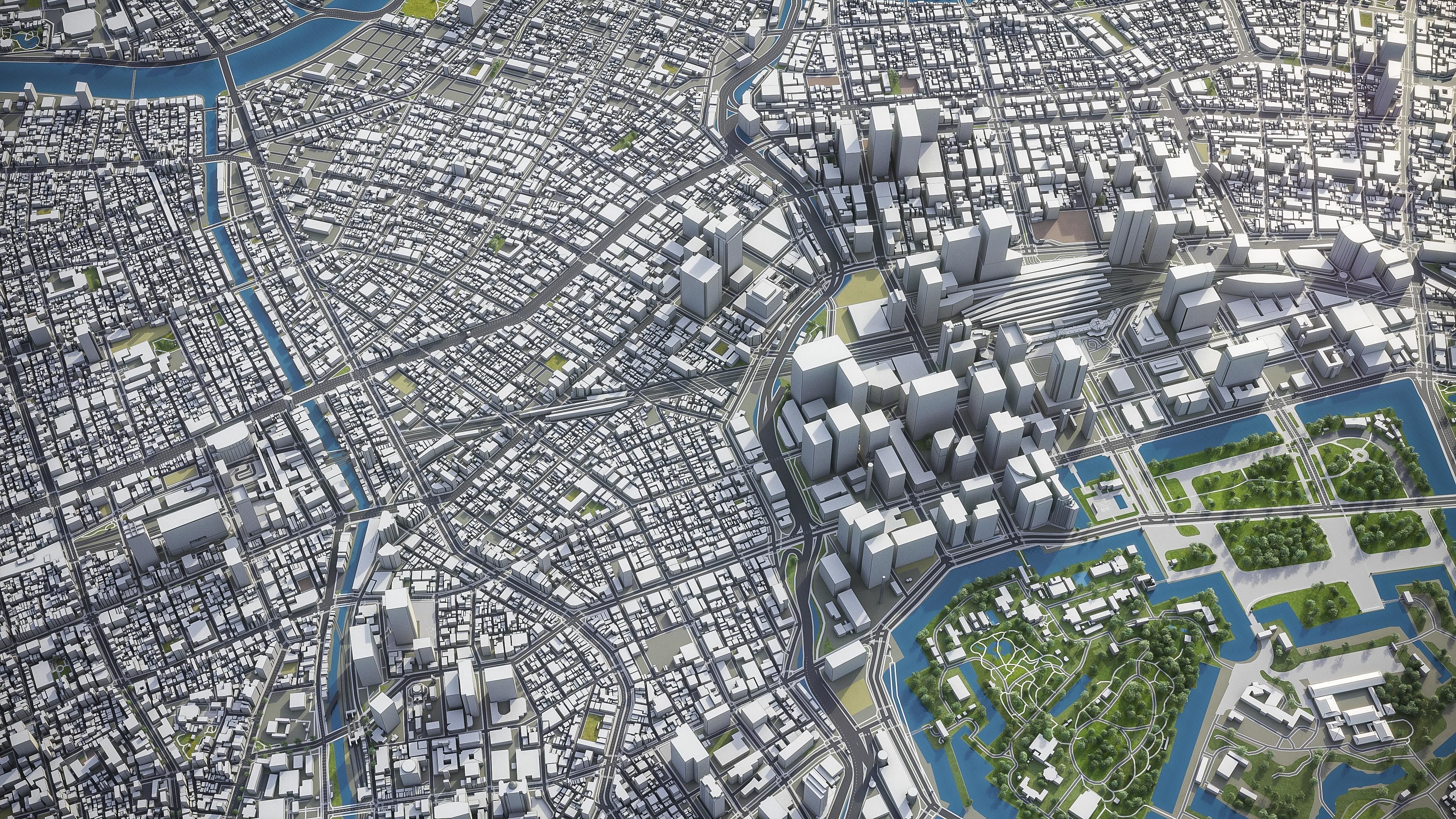 Tokyo Low-poly 3D model_19