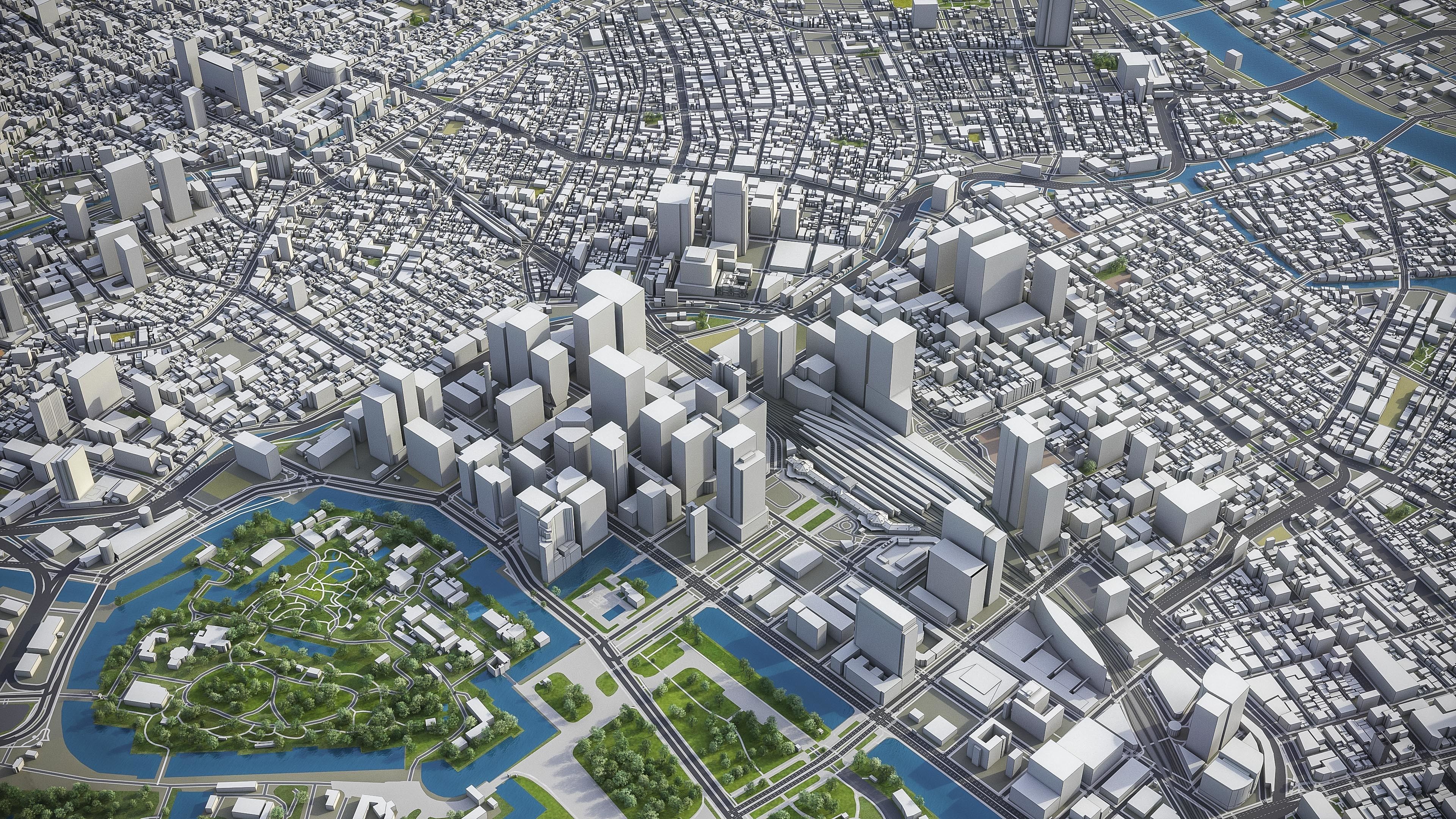 Tokyo Low-poly 3D model_27
