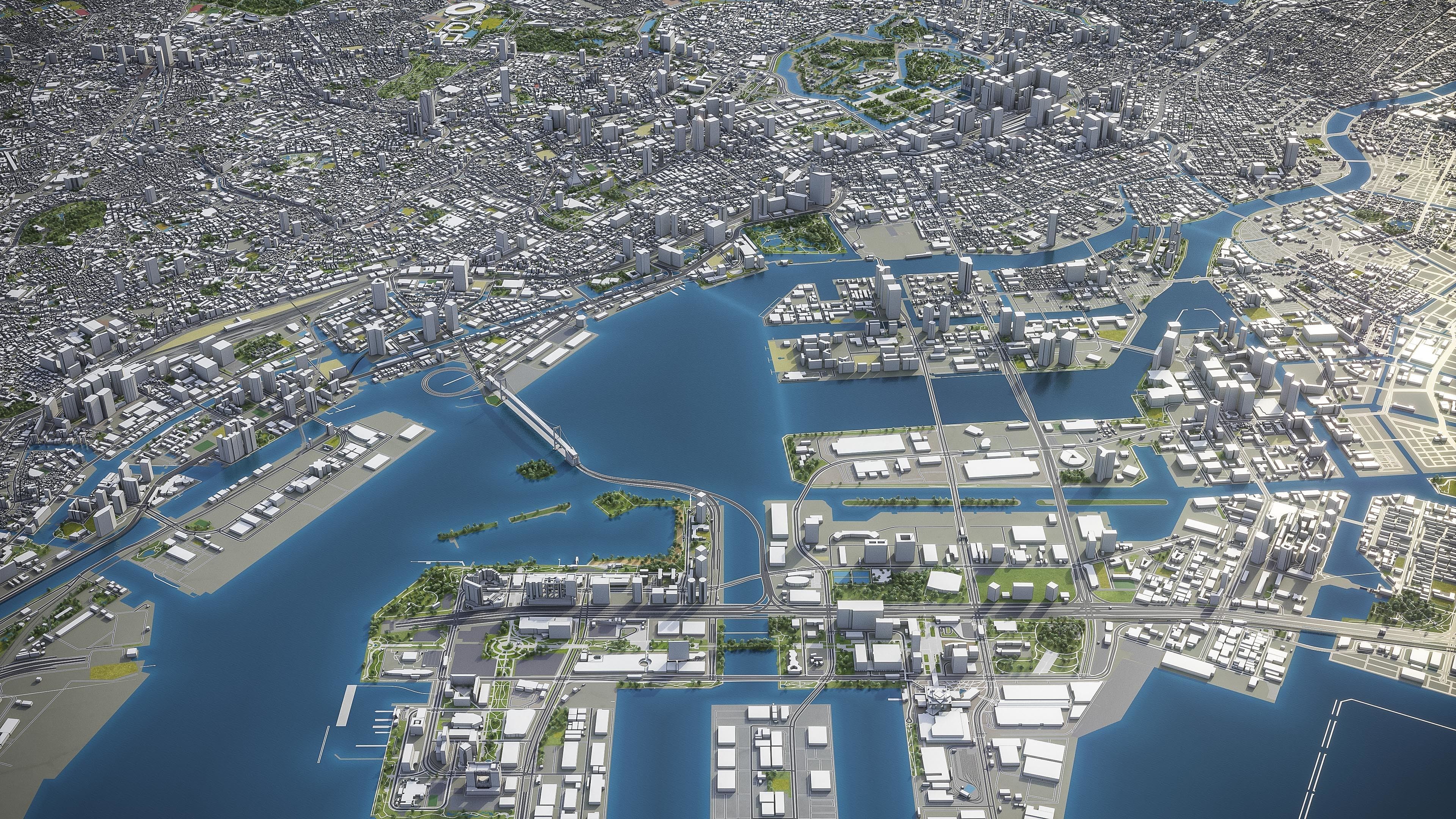 Tokyo Low-poly 3D model_17