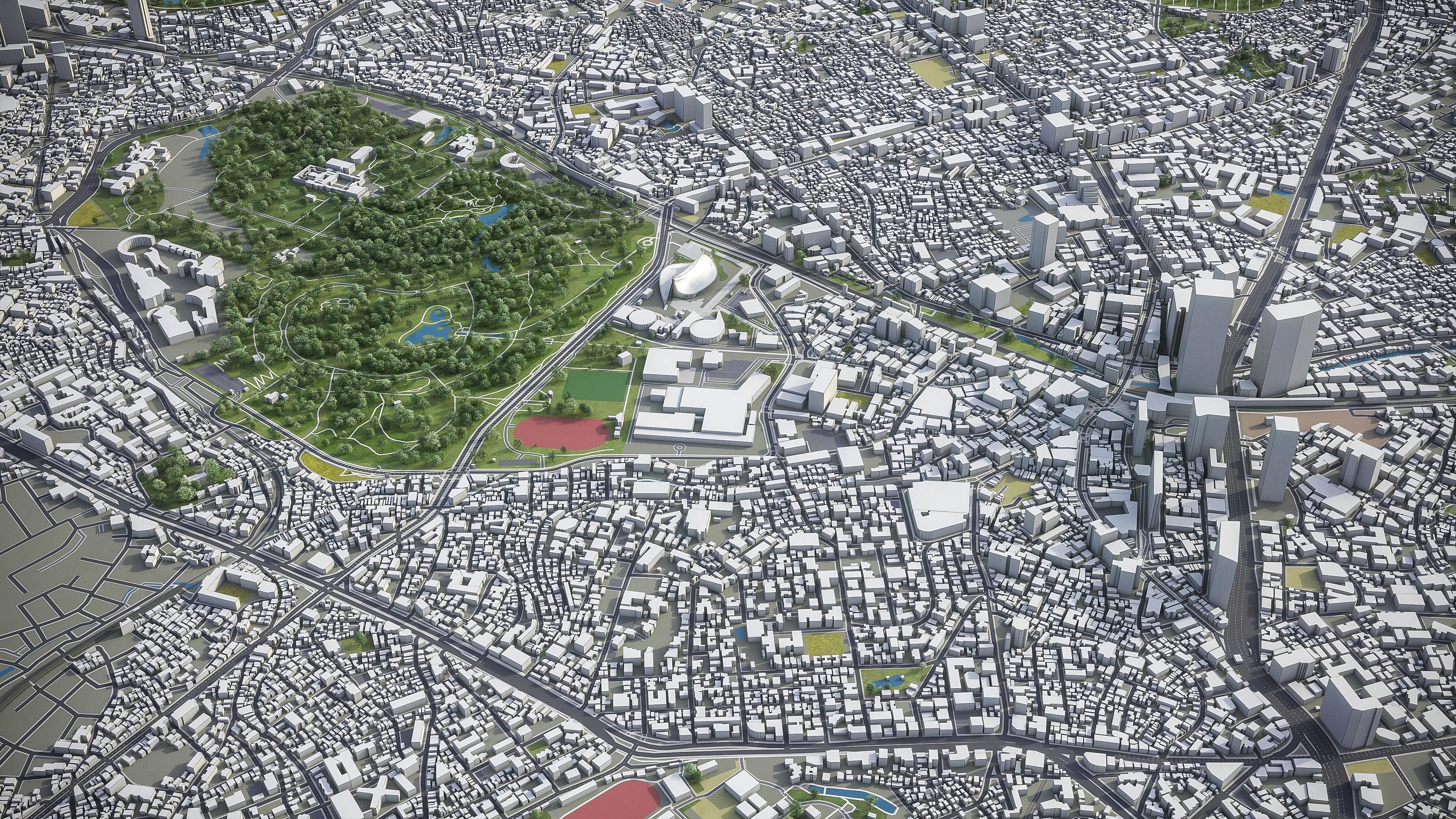 Tokyo Low-poly 3D model_48