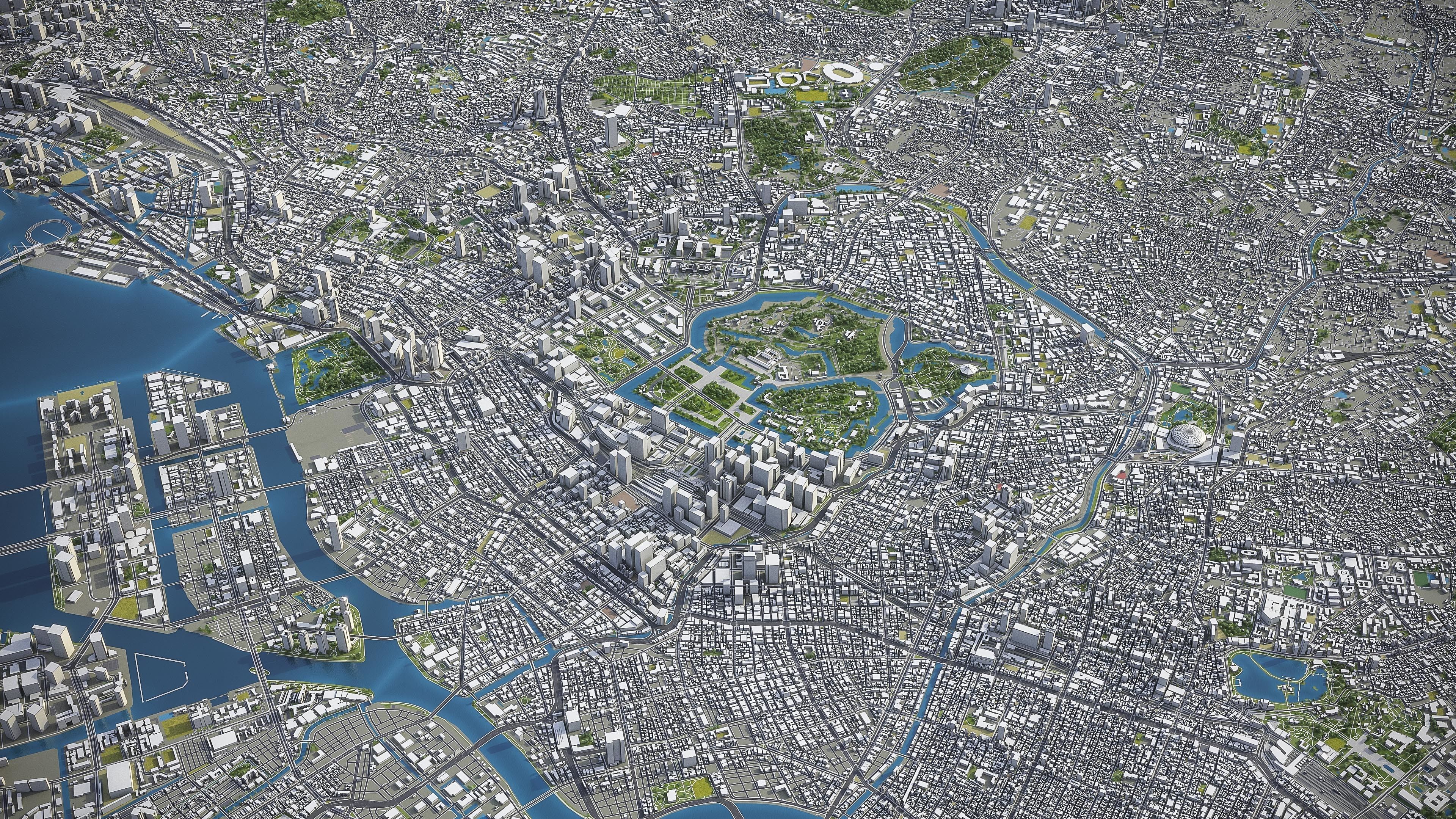 Tokyo Low-poly 3D model_31