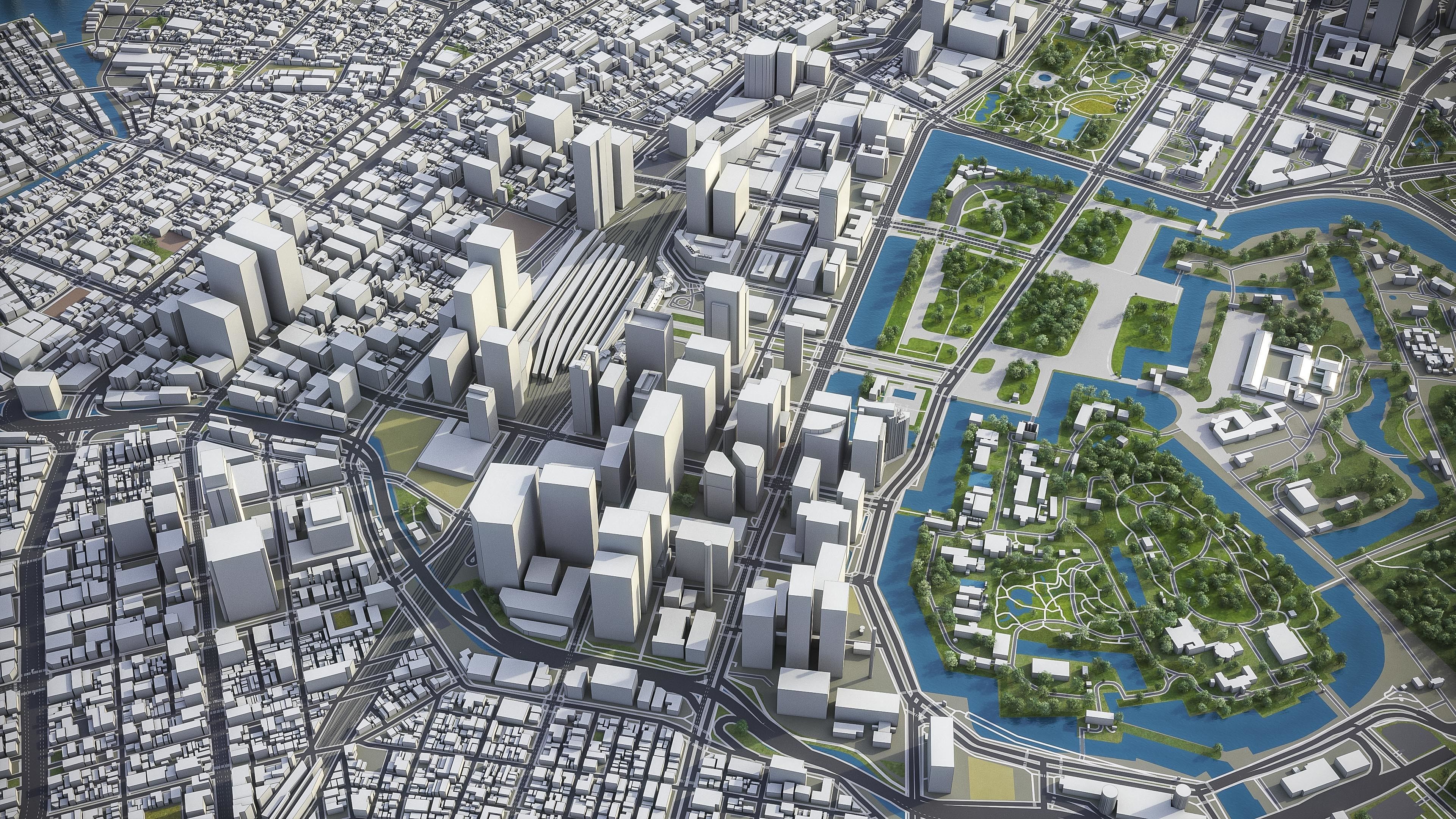 Tokyo Low-poly 3D model_2