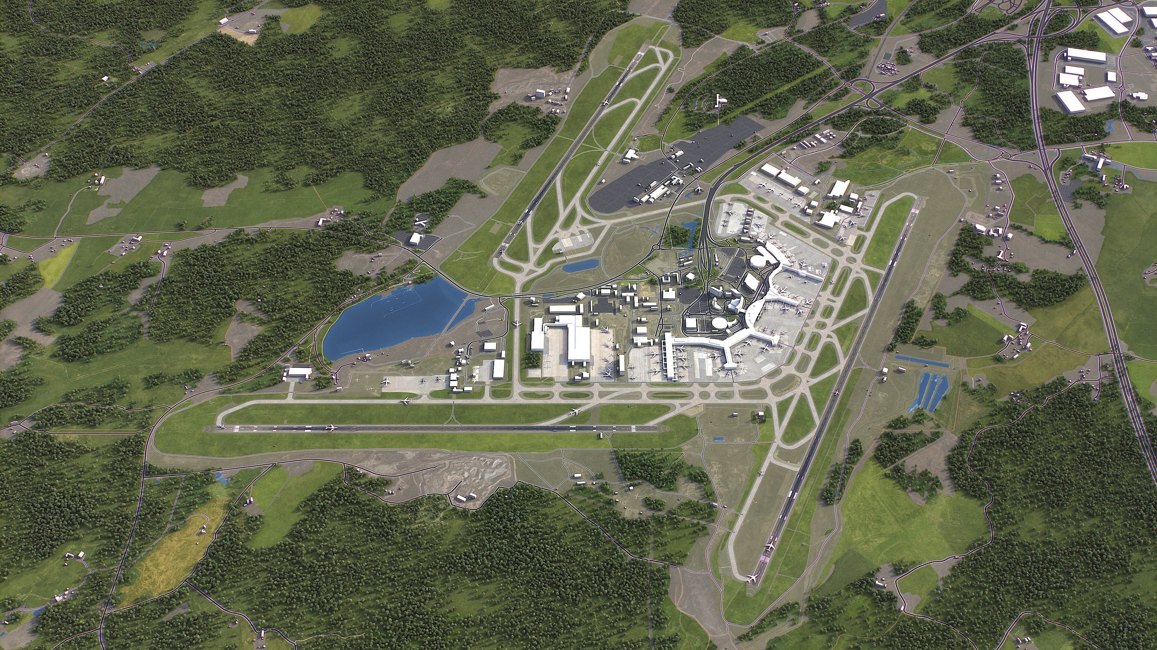 Stockholm - 3D City Model Low-poly 3D model_16