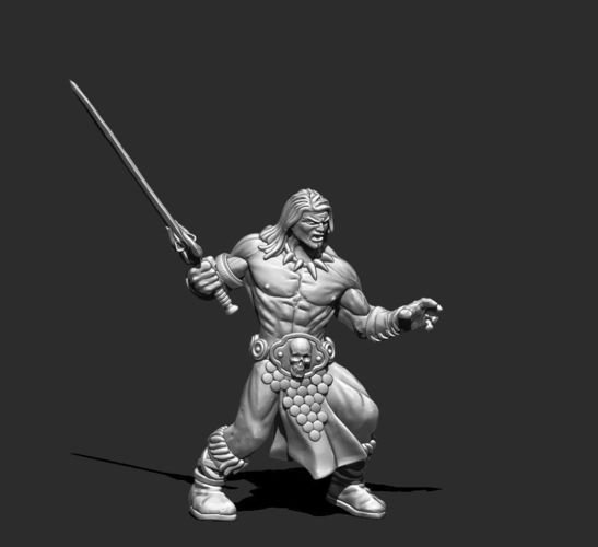 Cimmerian 3D print model - Cimmerian 35 mm scale 3D print model
