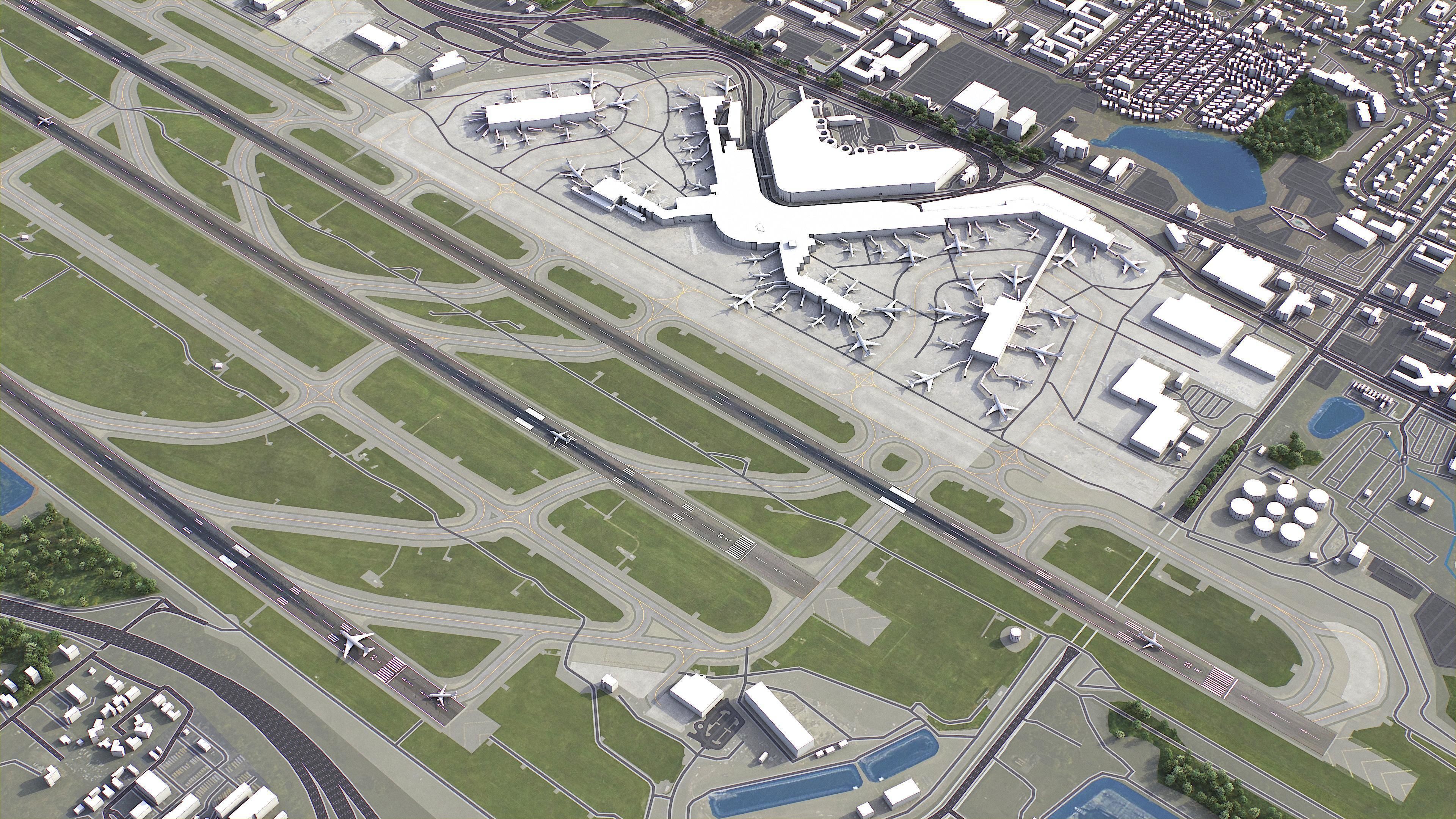 Seattle - 3D City Model Low-poly 3D model_31