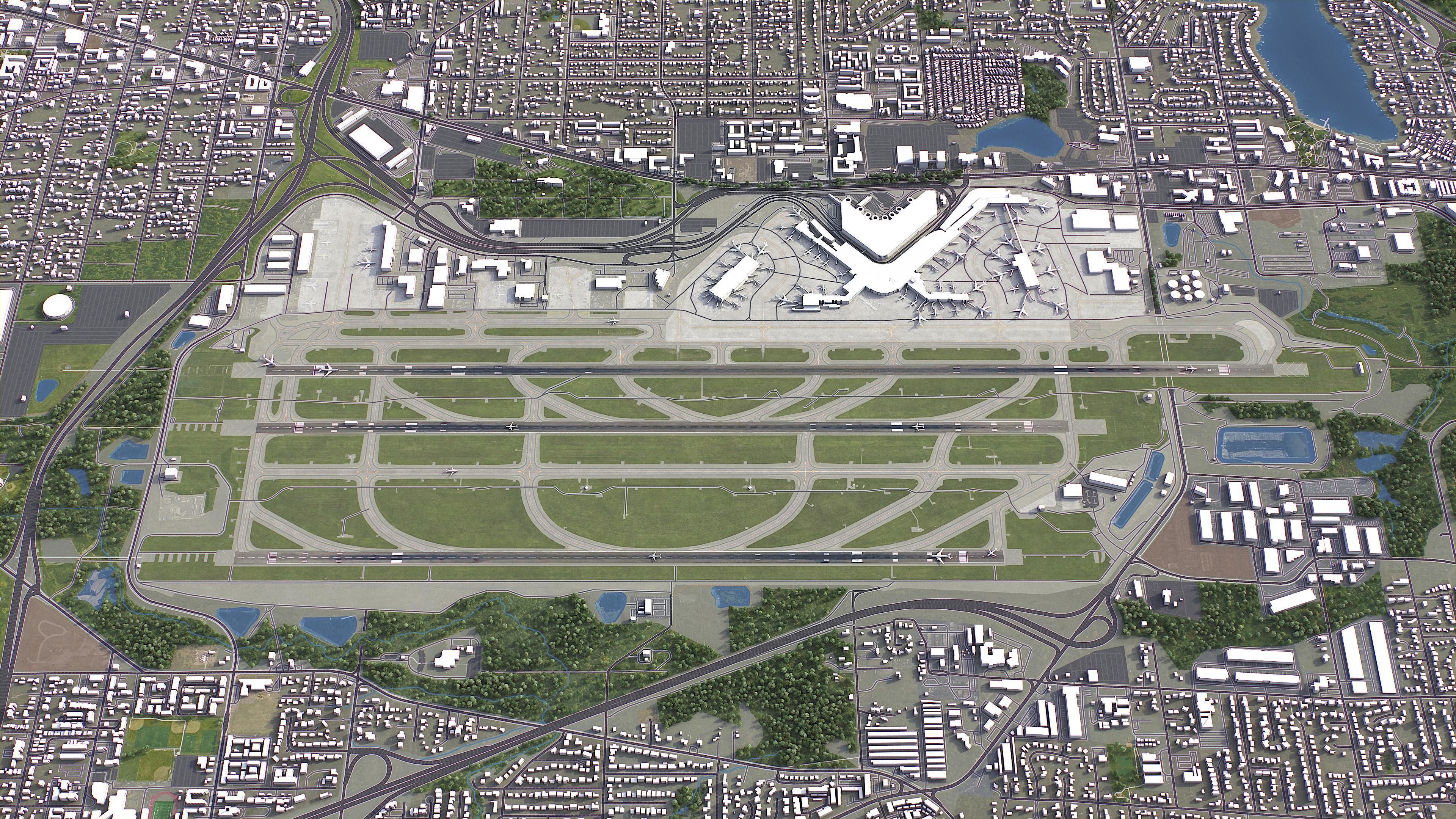 Seattle - 3D City Model Low-poly 3D model_32