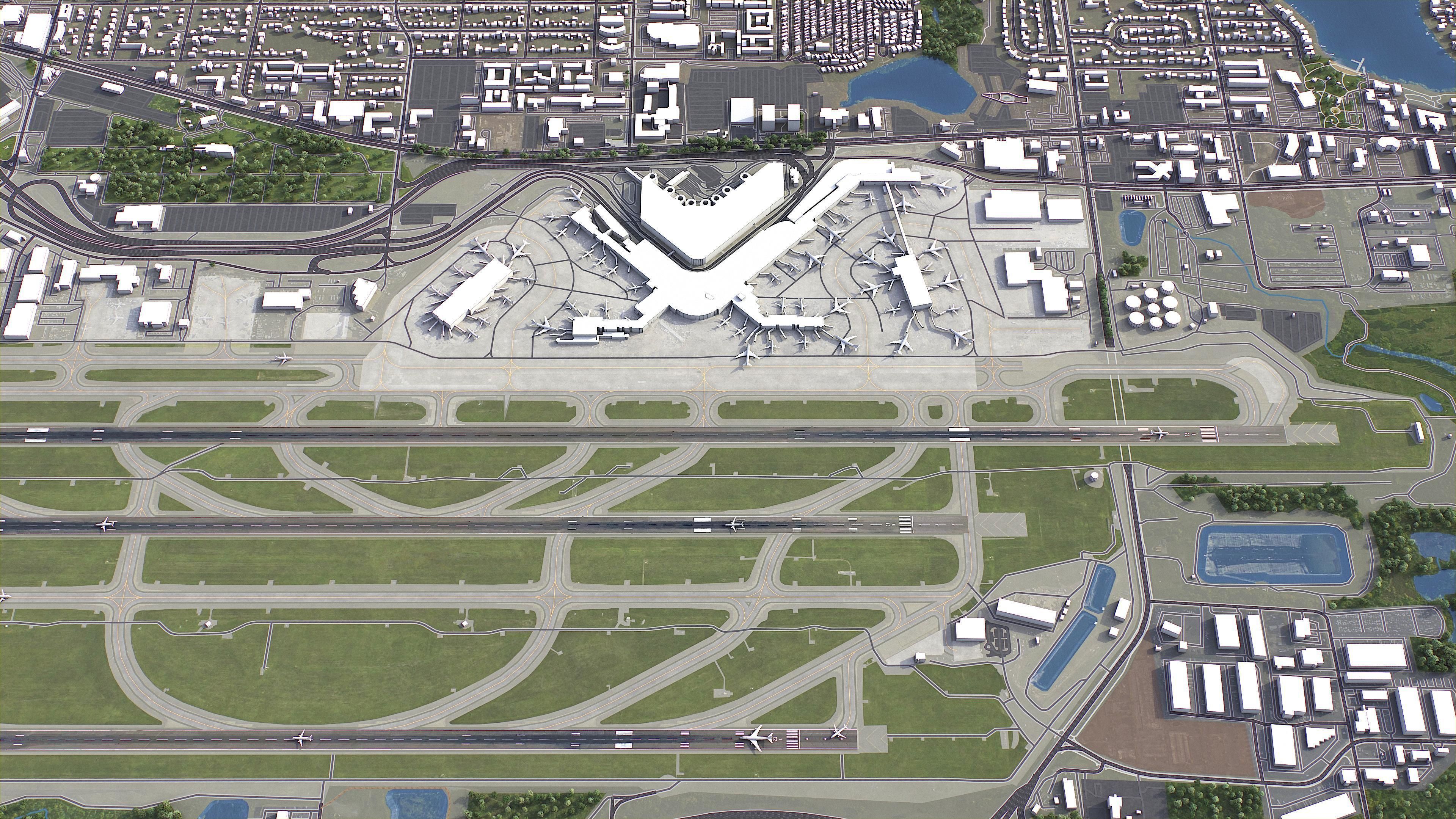 Seattle - 3D City Model Low-poly 3D model_30