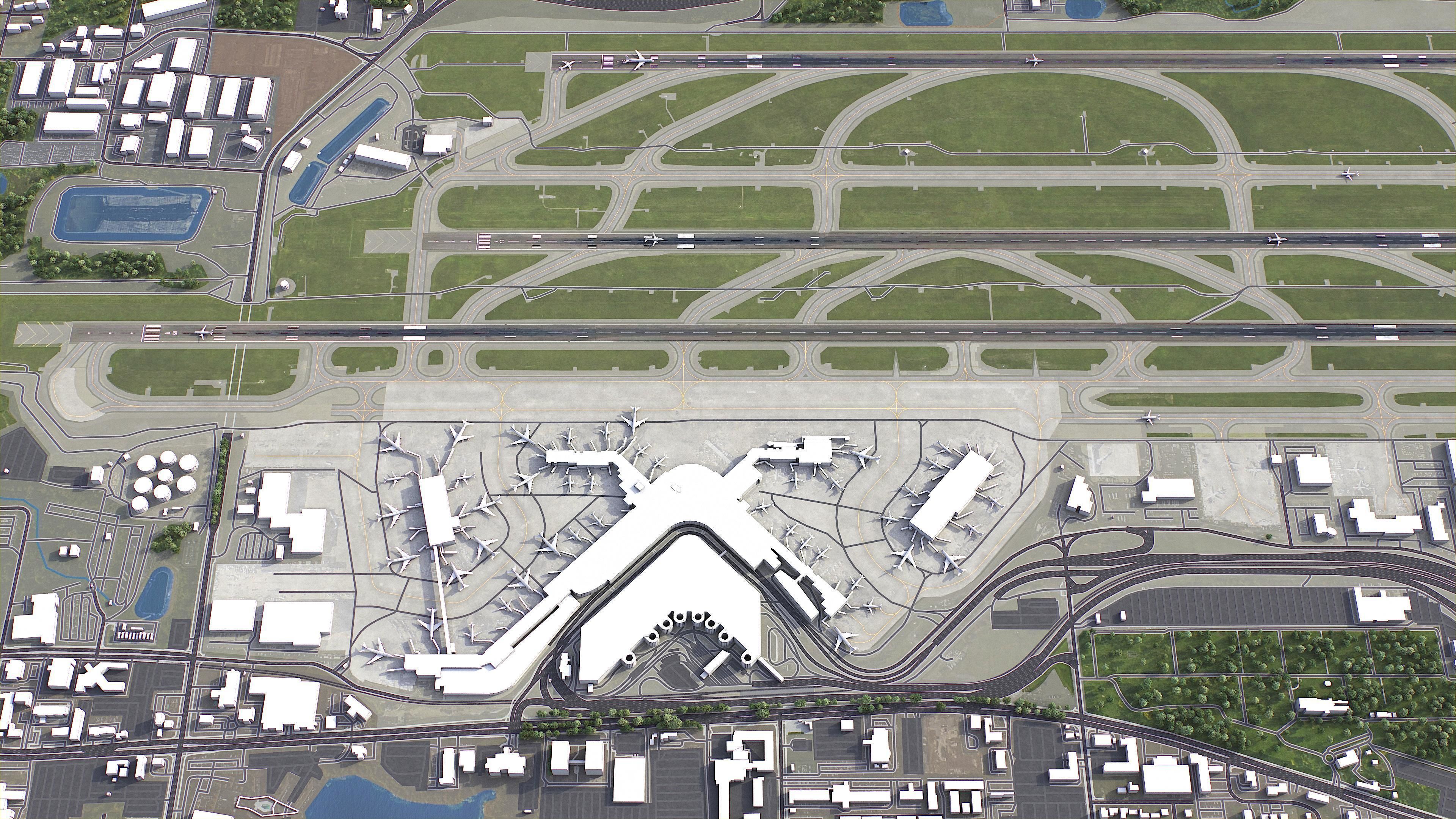 Seattle - 3D City Model Low-poly 3D model_28