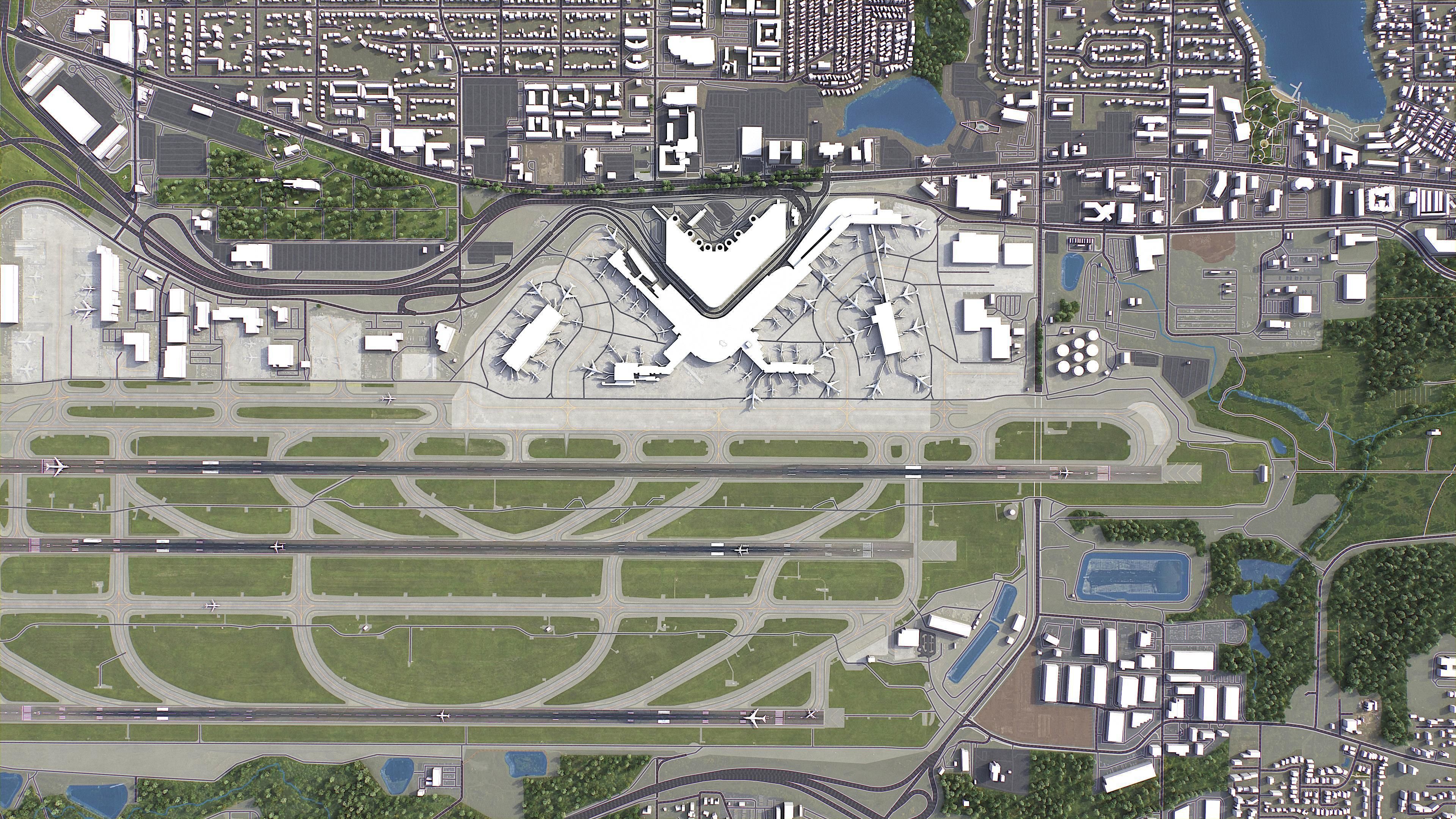 Seattle - 3D City Model Low-poly 3D model_26