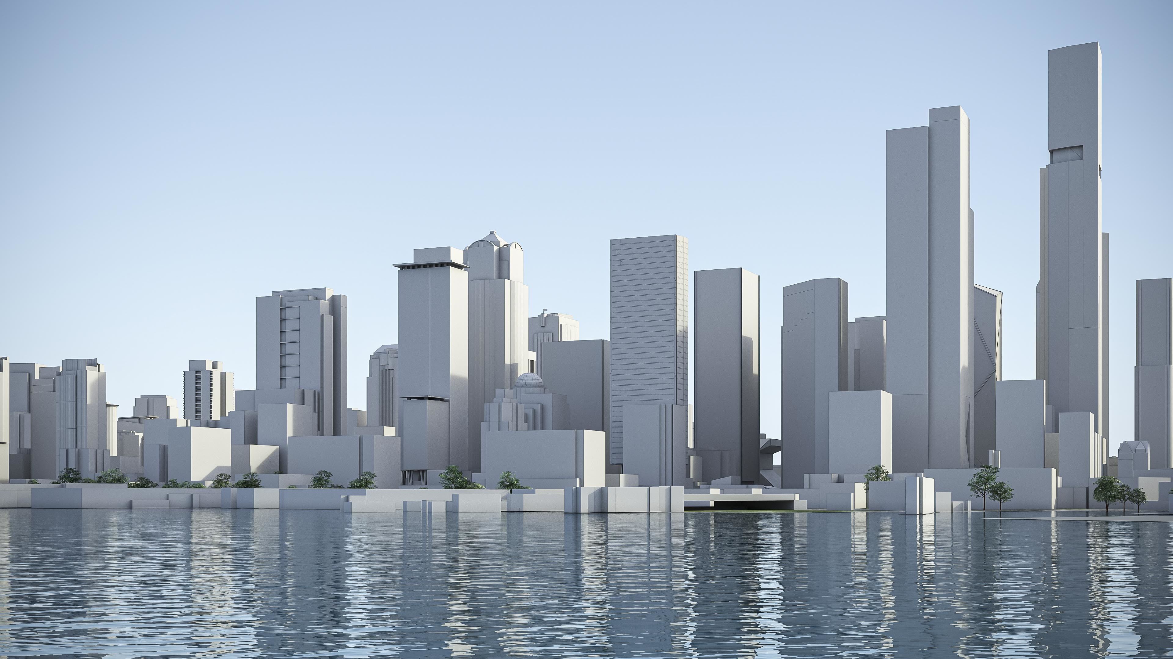 Seattle - 3D City Model Low-poly 3D model_24