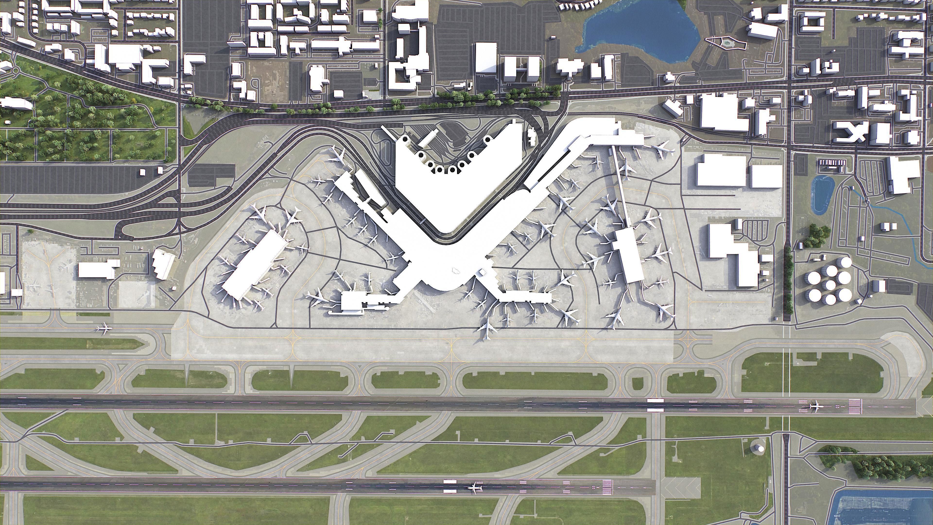 Seattle - 3D City Model Low-poly 3D model_29