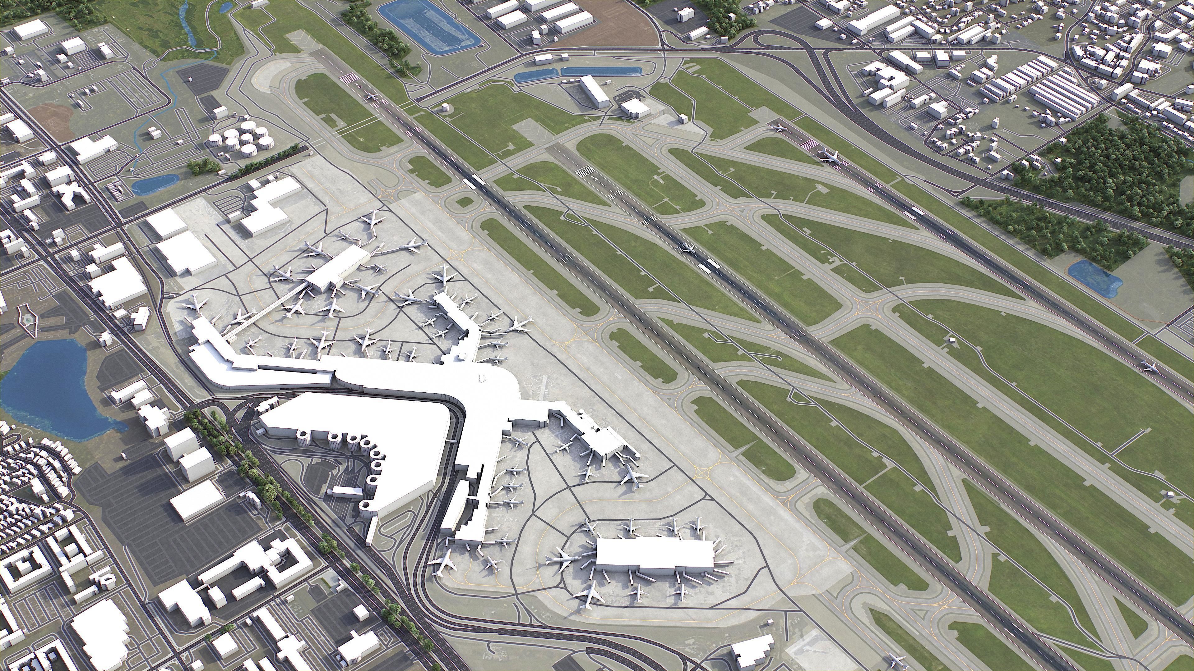 Seattle - 3D City Model Low-poly 3D model_27