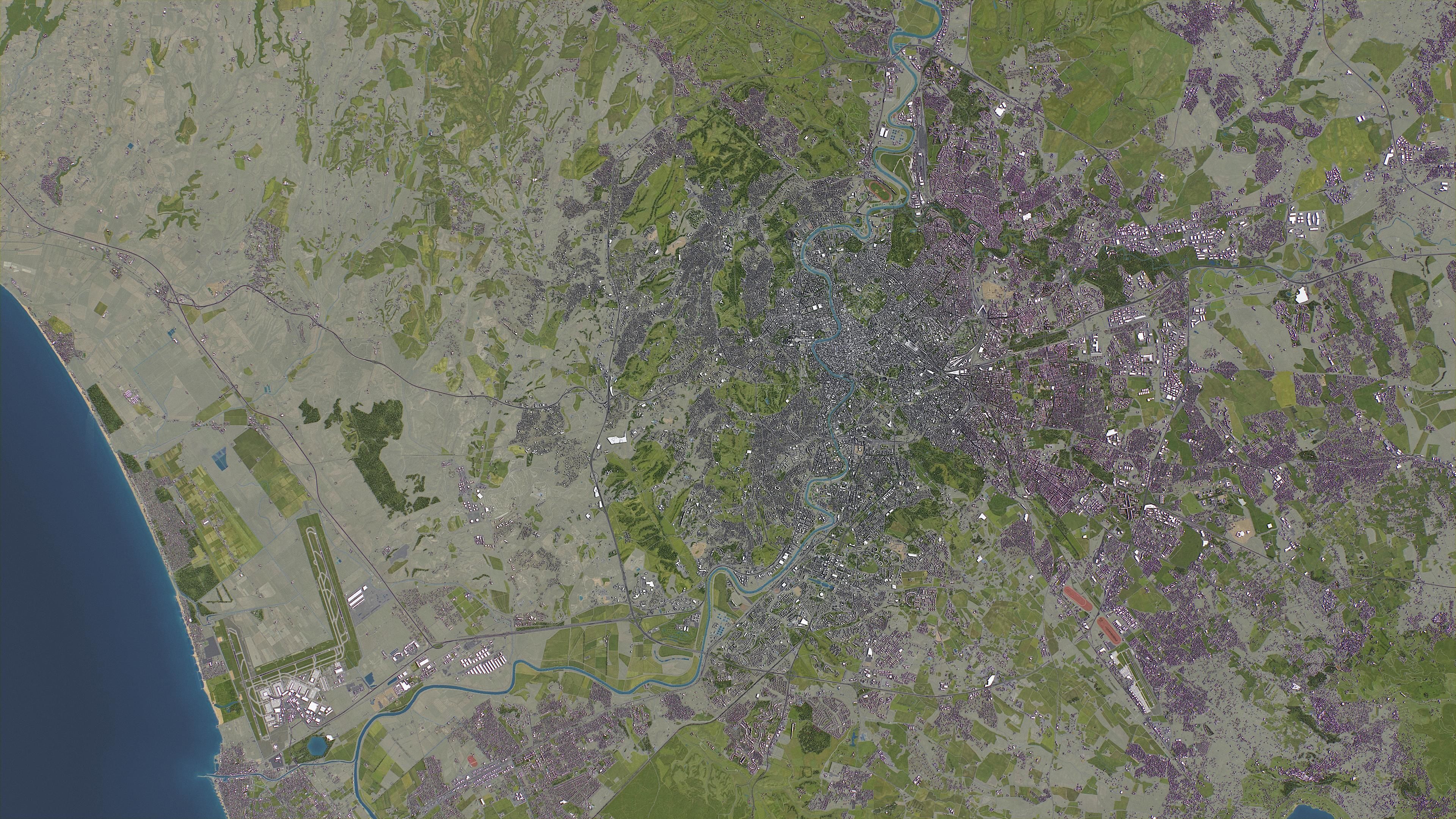 Rome - city Low-poly 3D model_25