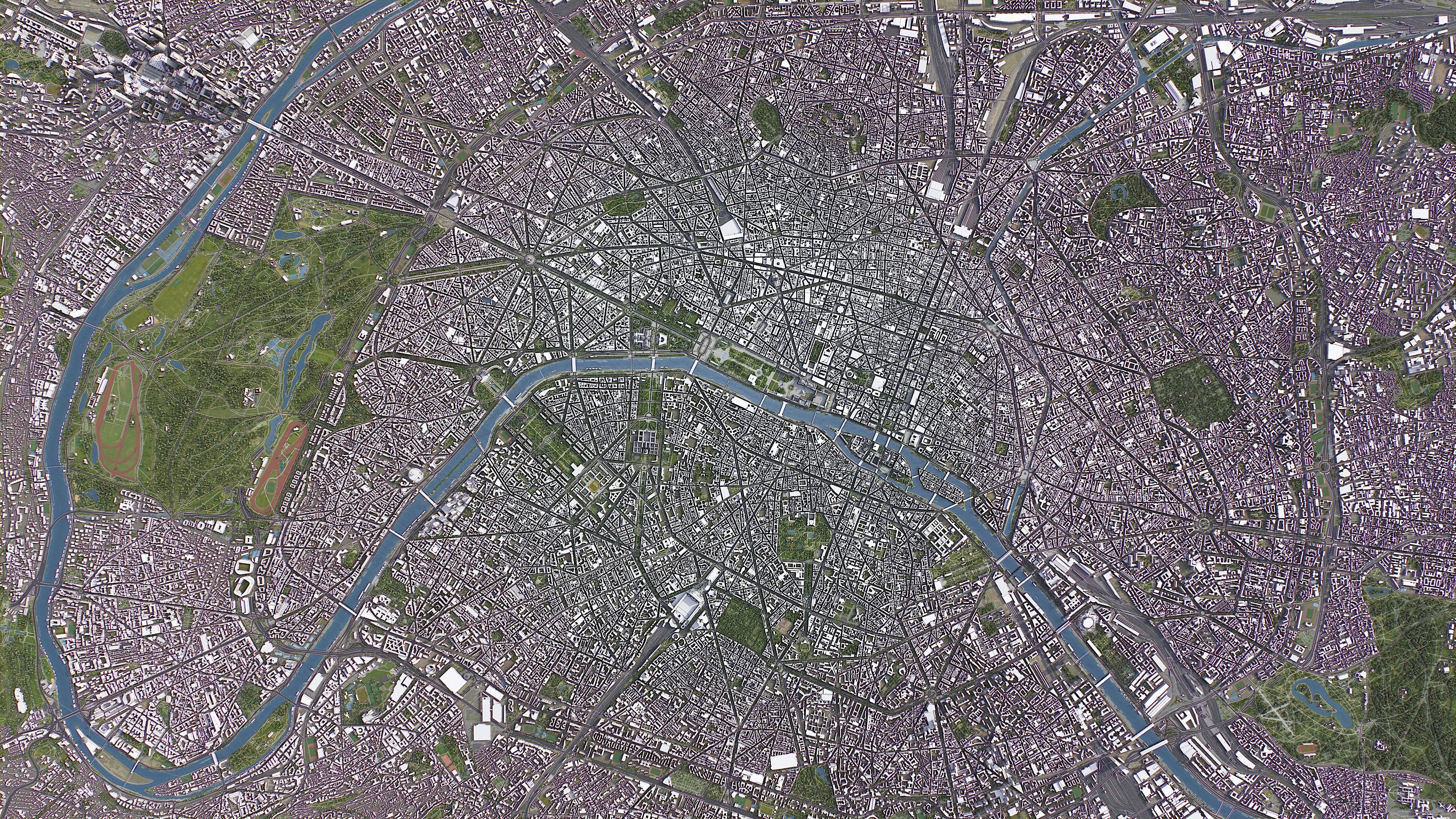 Paris Low-poly 3D model_14