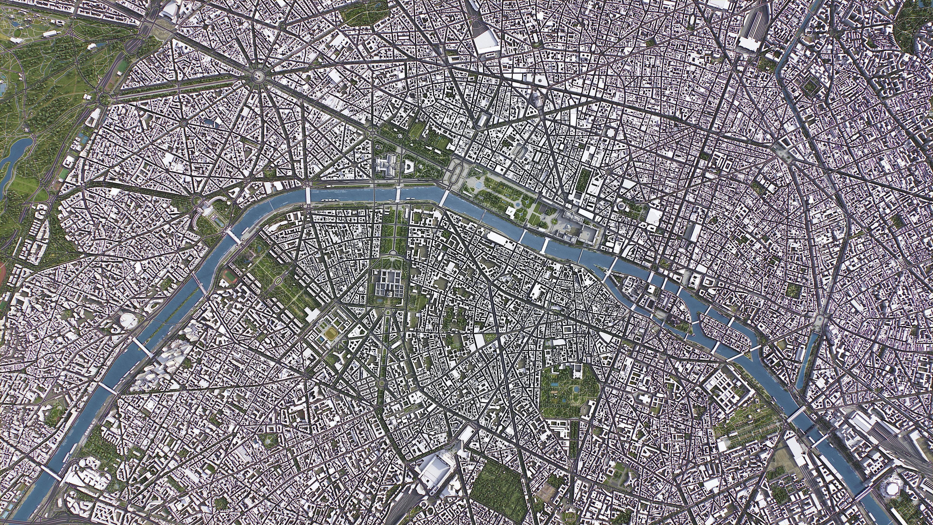 Paris Low-poly 3D model_13