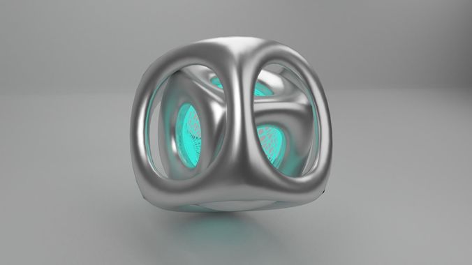 Sci-Fi cube 3D model