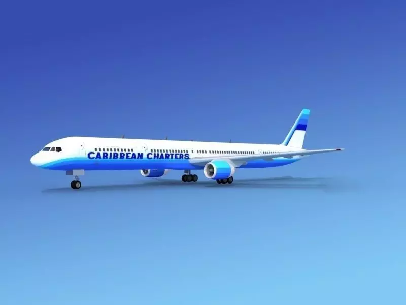 Boeing 757-300 Caribbean Charters 3D model