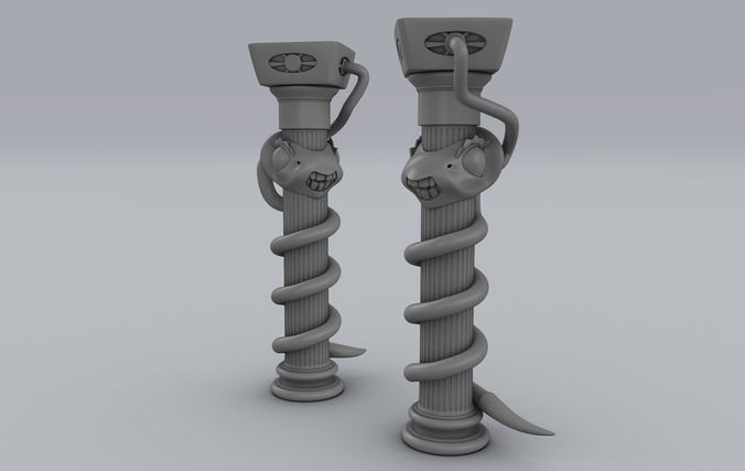 MOTU Fantasy Column 3D model