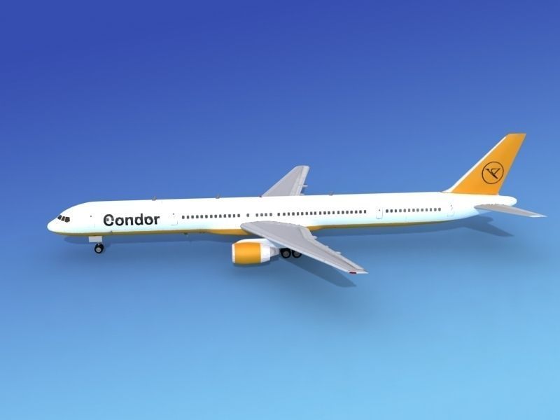 Boeing 757-300 Condor 1 3D model_8