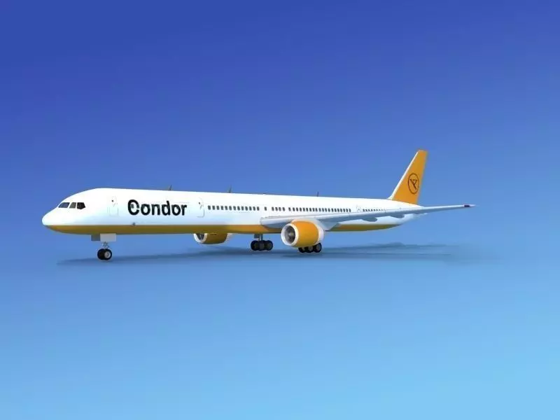 Boeing 757-300 Condor 1 3D model_0