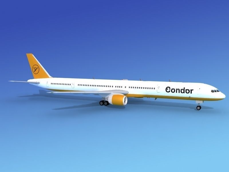 Boeing 757-300 Condor 1 3D model_4