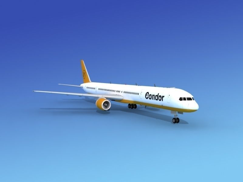 Boeing 757-300 Condor 1 3D model_2