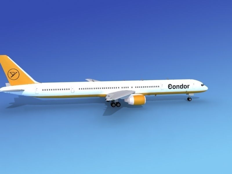 Boeing 757-300 Condor 1 3D model_3
