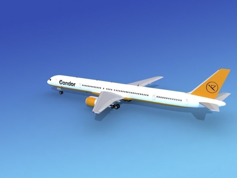 Boeing 757-300 Condor 1 3D model_9