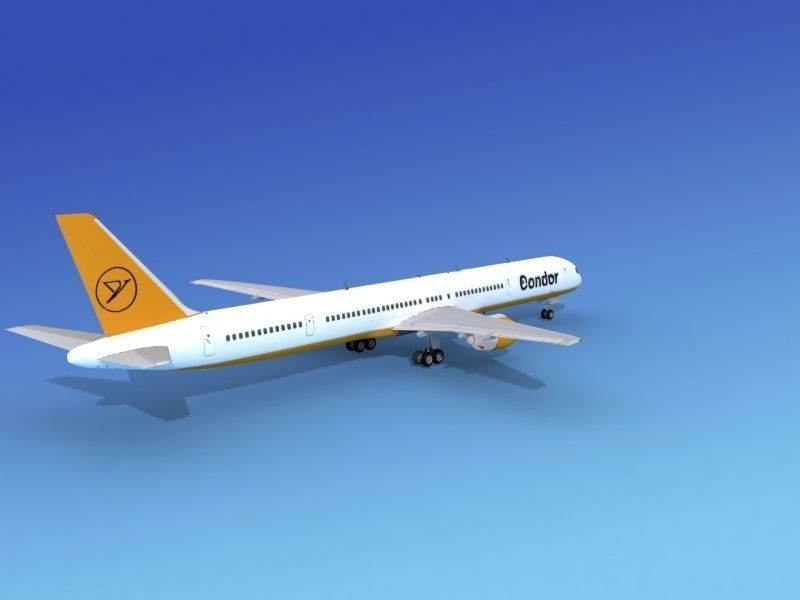 Boeing 757-300 Condor 1 3D model_5