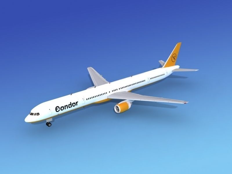 Boeing 757-300 Condor 1 3D model_10