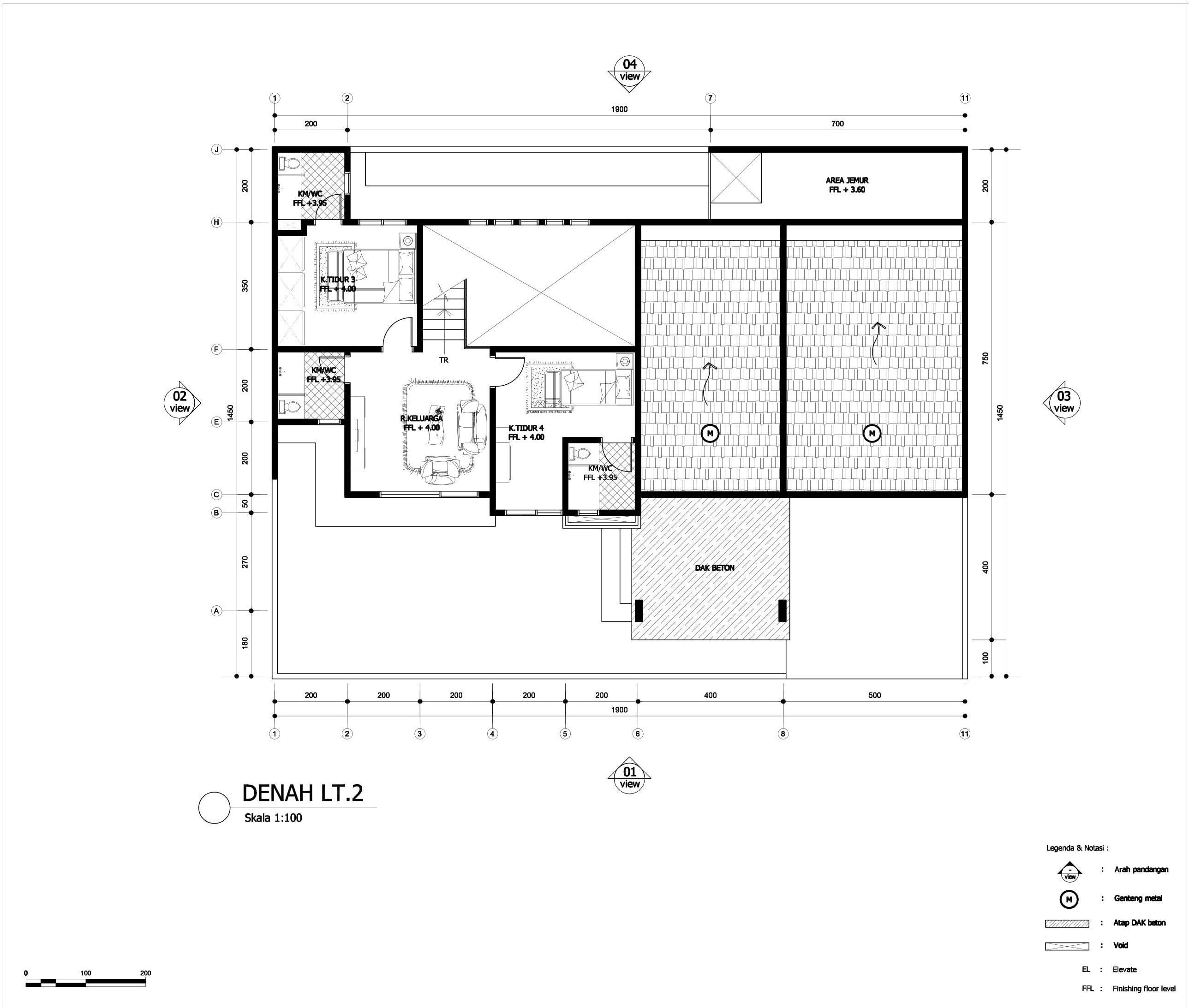 Contemporary house 3D model_7