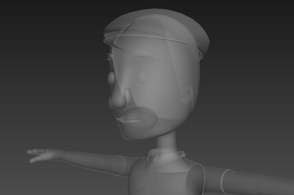 CartoonMan006 Man 3D model_17