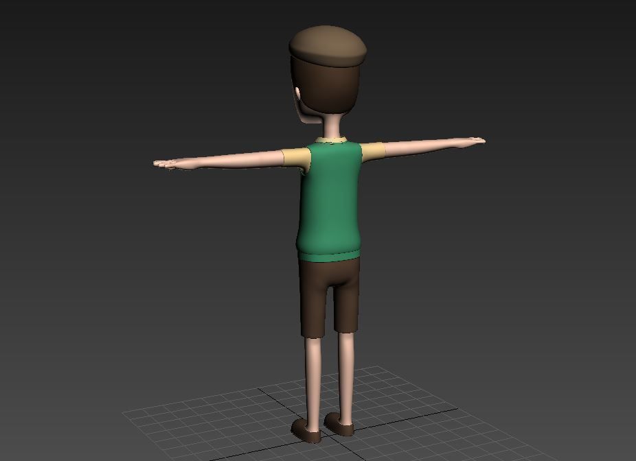 CartoonMan006 Man 3D model_14