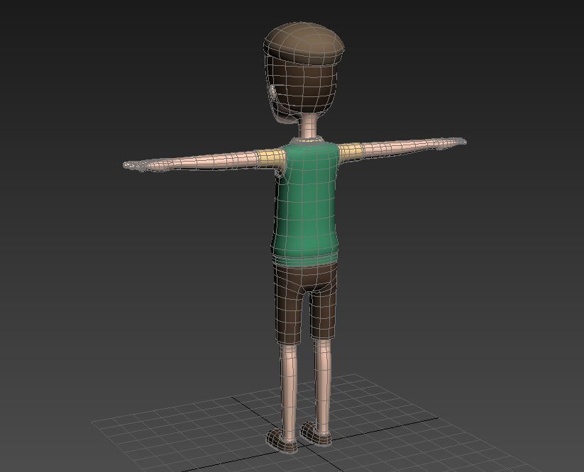CartoonMan006 Man 3D model_15