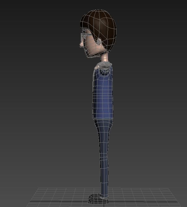 CartoonMan007 SuitMan 3D model_14