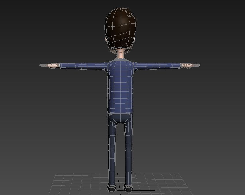 CartoonMan007 SuitMan 3D model_13